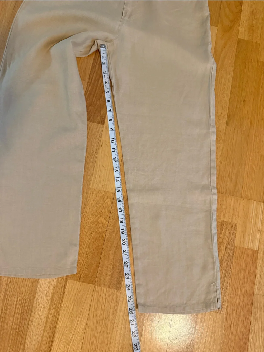 Lauren Ralph Lauren 100% Linen 90’s Vintage Tan Pants Size 10
